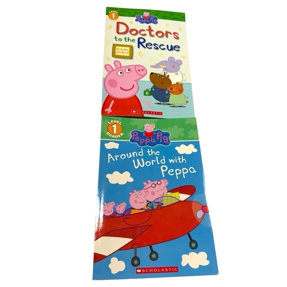 Scholastic Peppa Pig Level 1 Reader 2 Book Bundle .